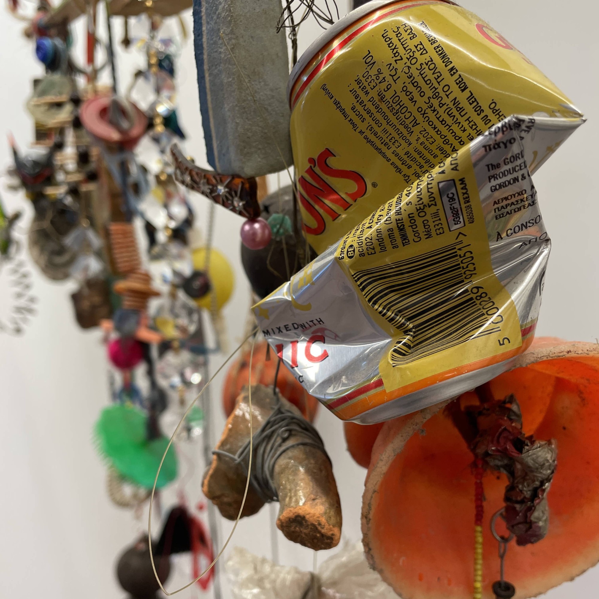 Detail installatie Wim Vonk