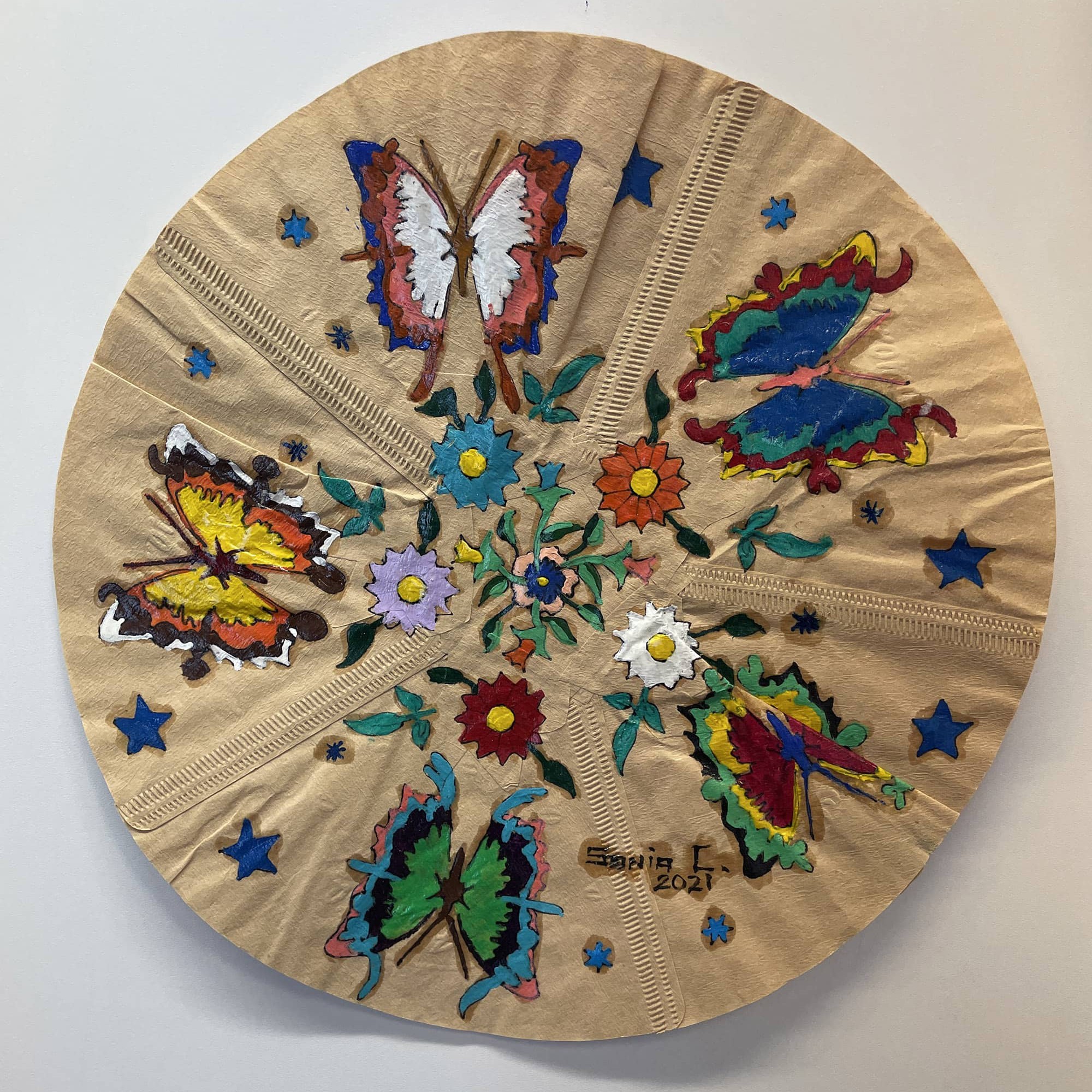 Expositie: Used coffee filter mail art project @ NO ART FASHION