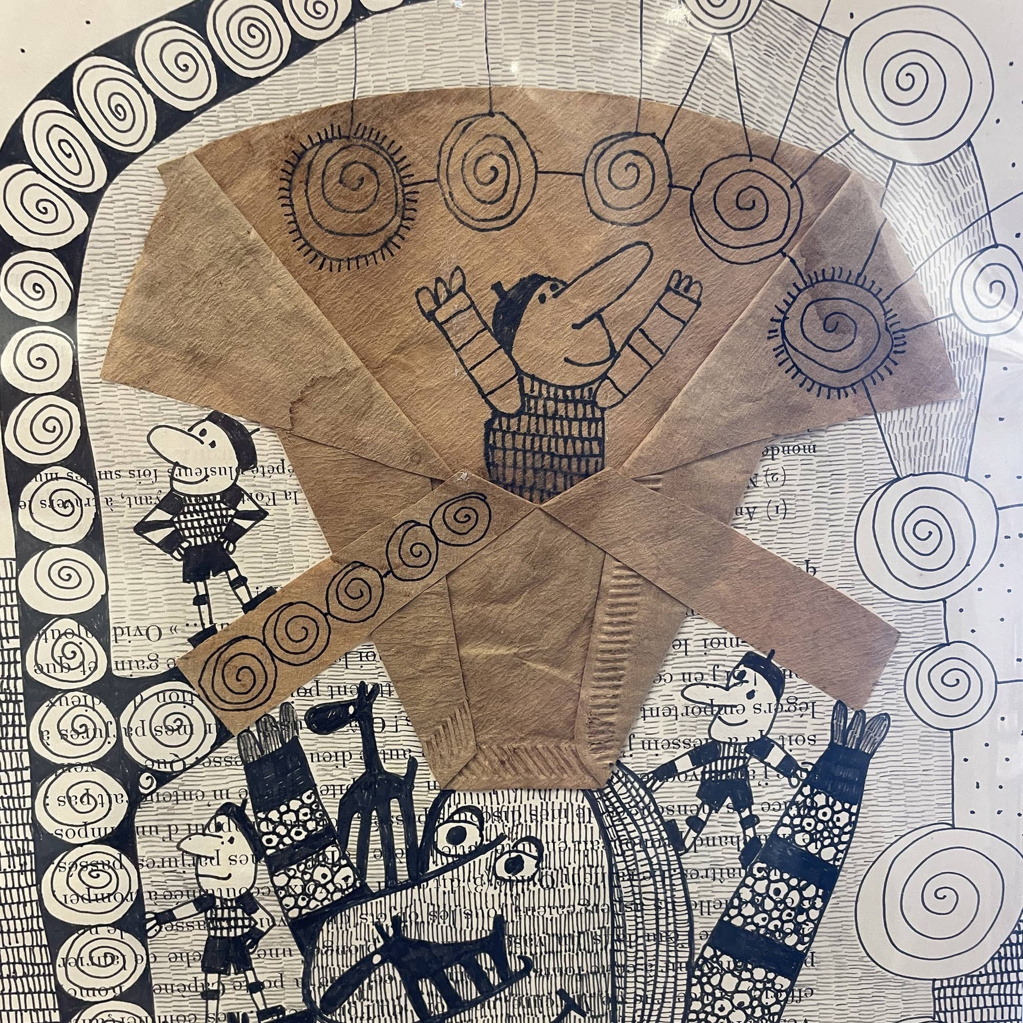 Expositie: Used coffee filter mail art project @ NO ART FASHION