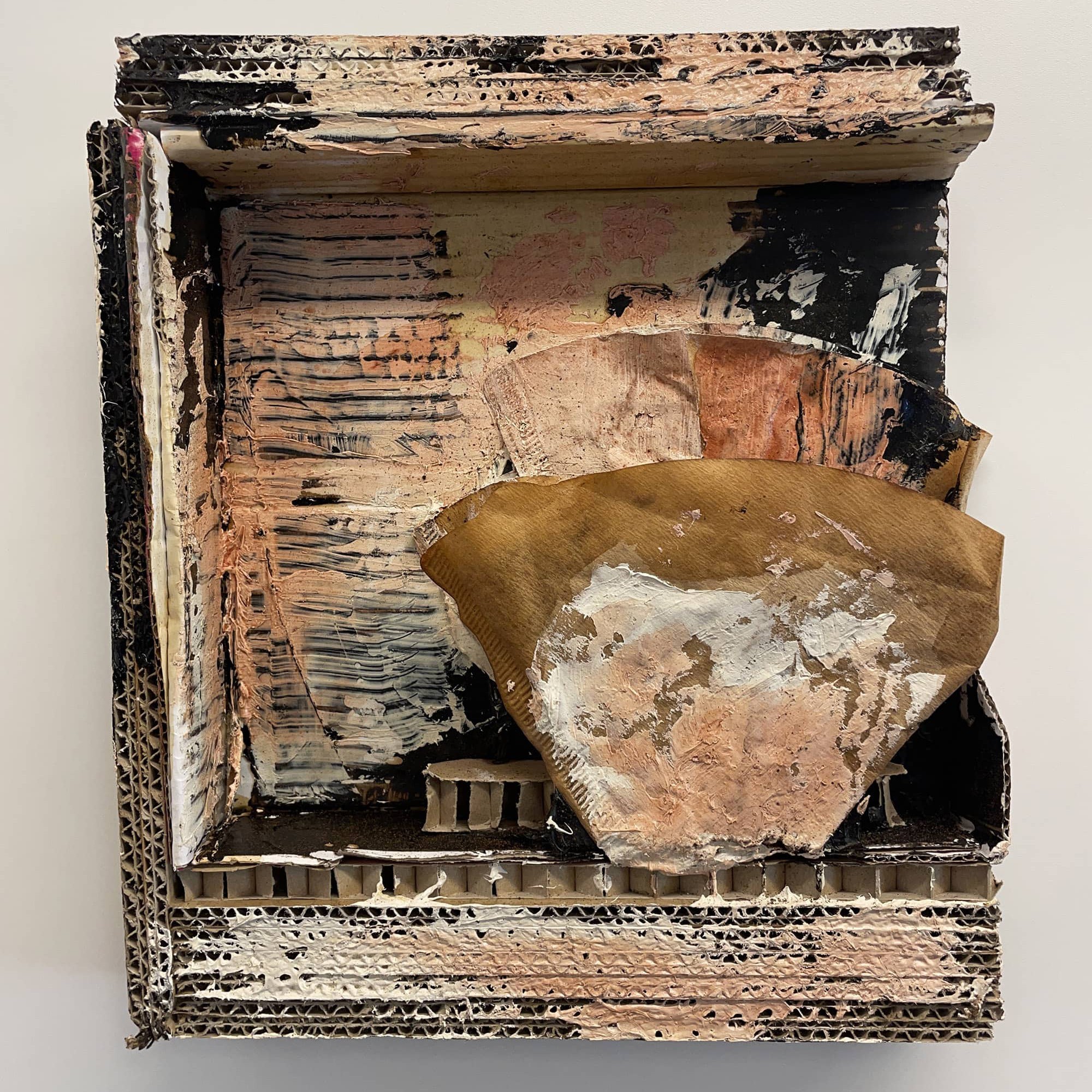 Expositie: Used coffee filter mail art project @ NO ART FASHION